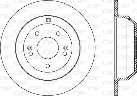 Open Parts BDA2587.10 - Гальмівний диск autozip.com.ua