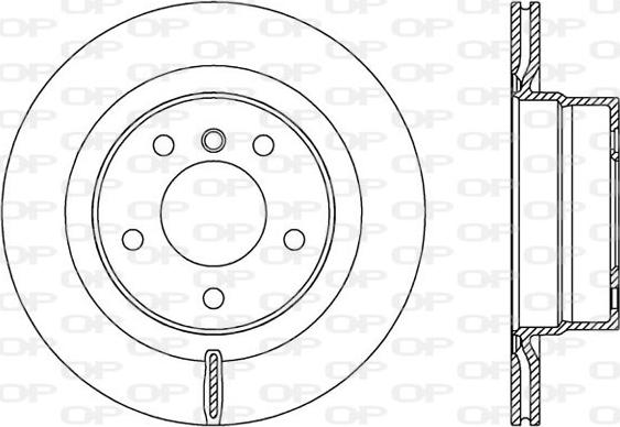 Open Parts BDA2532.20 - Гальмівний диск autozip.com.ua