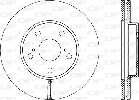 Open Parts BDA2694.20 - Гальмівний диск autozip.com.ua