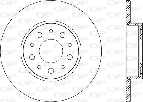 Open Parts BDA2695.10 - Гальмівний диск autozip.com.ua