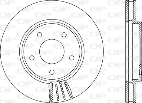 Open Parts BDA2692.20 - Гальмівний диск autozip.com.ua