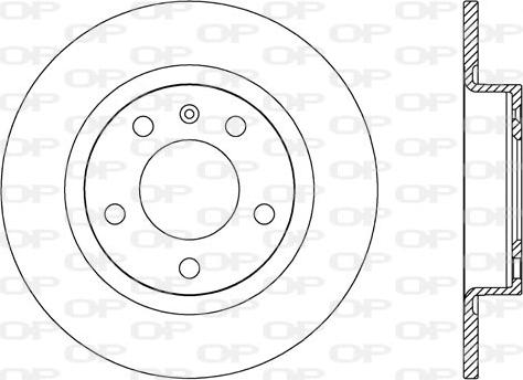 Open Parts BDA2649.10 - Гальмівний диск autozip.com.ua