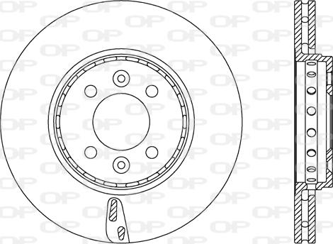 Open Parts BDA2653.20 - Гальмівний диск autozip.com.ua