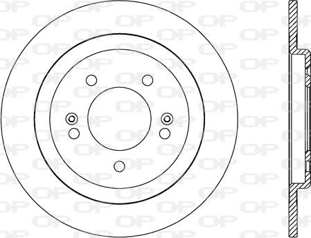 Open Parts BDA2605.10 - Гальмівний диск autozip.com.ua