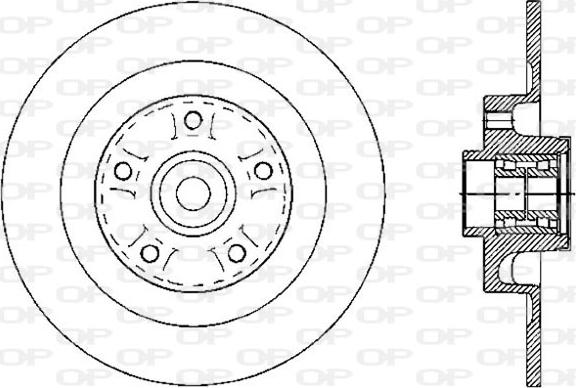 Open Parts BDA2602.30 - Гальмівний диск autozip.com.ua