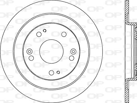 Open Parts BDA2685.10 - Гальмівний диск autozip.com.ua