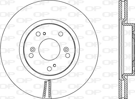 Open Parts BDA2686.20 - Гальмівний диск autozip.com.ua