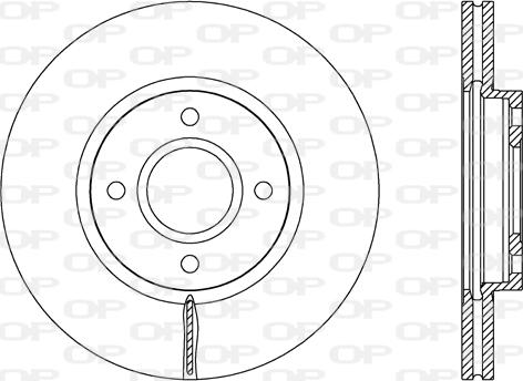 Open Parts BDA2688.20 - Гальмівний диск autozip.com.ua