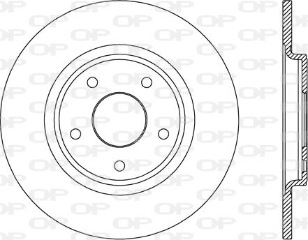 Open Parts BDA2675.10 - Гальмівний диск autozip.com.ua