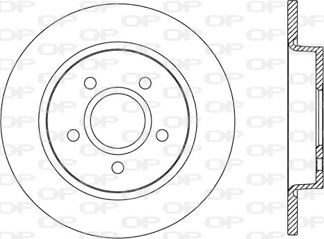 Open Parts BDR2670.10 - Гальмівний диск autozip.com.ua