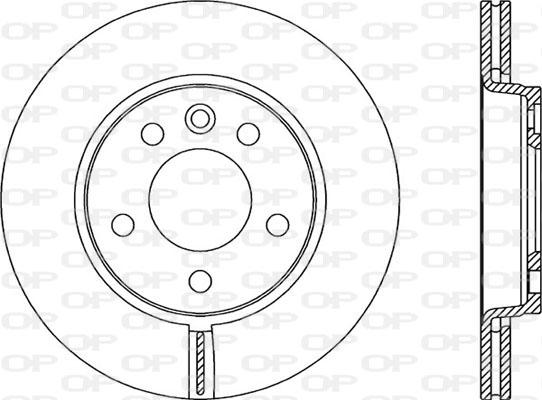 Open Parts BDA2062.20 - Гальмівний диск autozip.com.ua