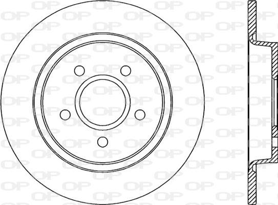 Open Parts BDA2030.10 - Гальмівний диск autozip.com.ua