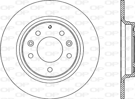 Open Parts BDA2023.10 - Гальмівний диск autozip.com.ua