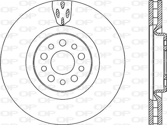 Open Parts BDA2191.20 - Гальмівний диск autozip.com.ua