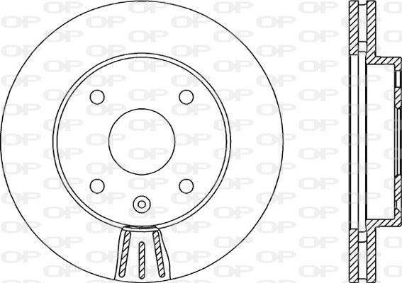 Open Parts BDA2144.20 - Гальмівний диск autozip.com.ua