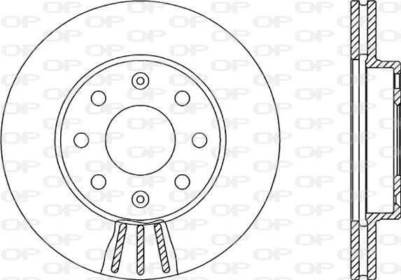 Open Parts BDA2145.20 - Гальмівний диск autozip.com.ua