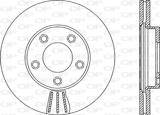 Open Parts BDA2142.20 - Гальмівний диск autozip.com.ua