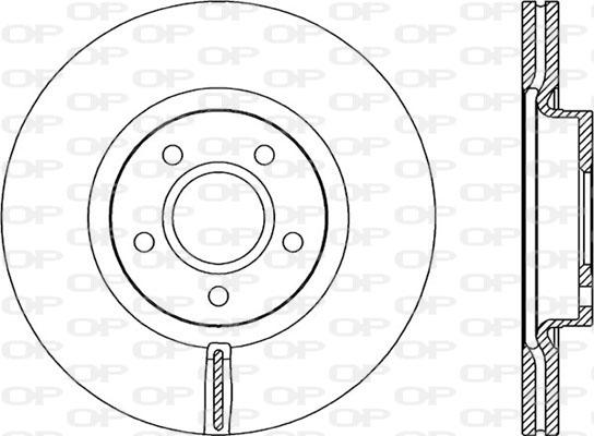 Omnicraft 2133972 - Гальмівний диск autozip.com.ua