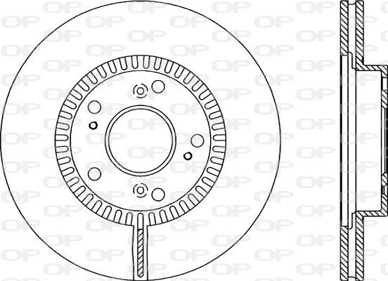 Open Parts BDA2162.20 - Гальмівний диск autozip.com.ua