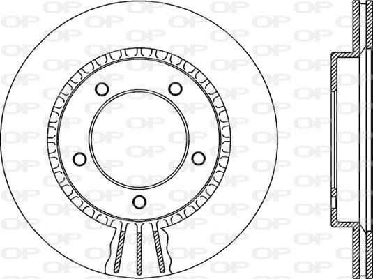 BENDIX 562906BC - Гальмівний диск autozip.com.ua