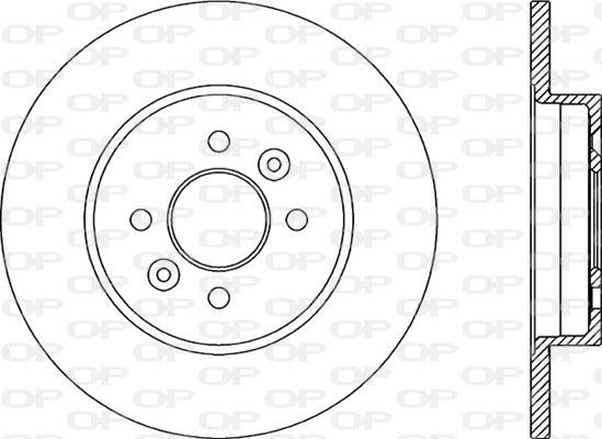 Open Parts BDA2183.10 - Гальмівний диск autozip.com.ua