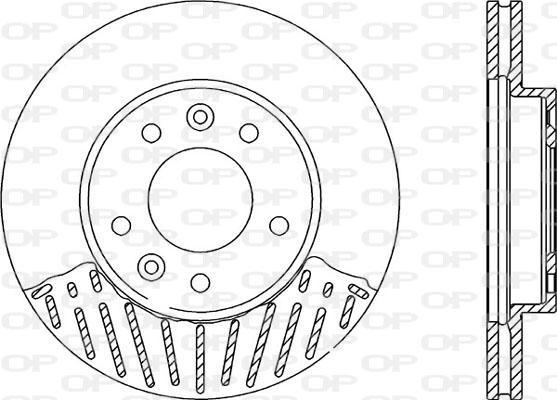 Open Parts BDA2124.20 - Гальмівний диск autozip.com.ua