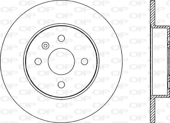 Open Parts BDA2175.10 - Гальмівний диск autozip.com.ua