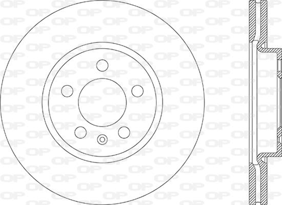 Open Parts BDA2867.20 - Гальмівний диск autozip.com.ua