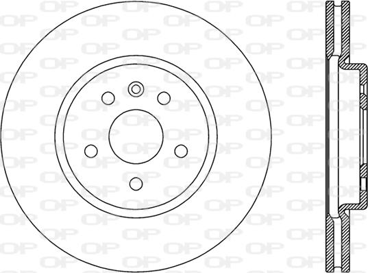 Open Parts BDA2814.20 - Гальмівний диск autozip.com.ua