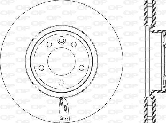 Open Parts BDA2874.20 - Гальмівний диск autozip.com.ua