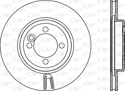 Open Parts BDA2399.20 - Гальмівний диск autozip.com.ua