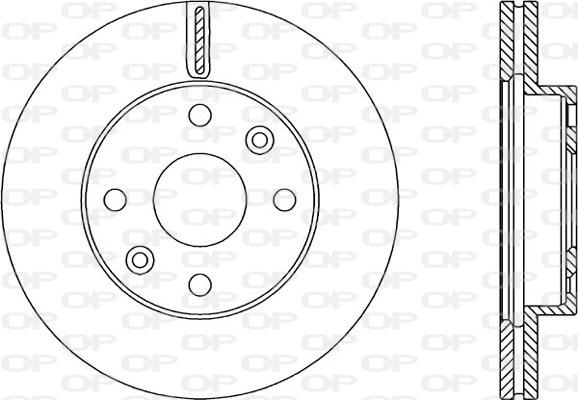 Open Parts BDR2359.20 - Гальмівний диск autozip.com.ua
