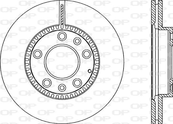 Open Parts BDA2356.20 - Гальмівний диск autozip.com.ua