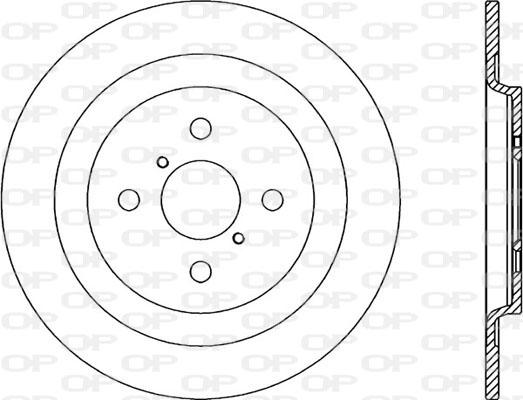 Open Parts BDA2339.10 - Гальмівний диск autozip.com.ua