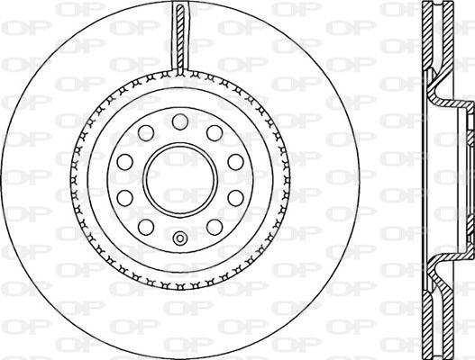 Open Parts BDA2337.20 - Гальмівний диск autozip.com.ua