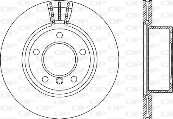 Open Parts BDA2329.20 - Гальмівний диск autozip.com.ua