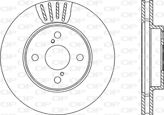Open Parts BDA2292.20 - Гальмівний диск autozip.com.ua