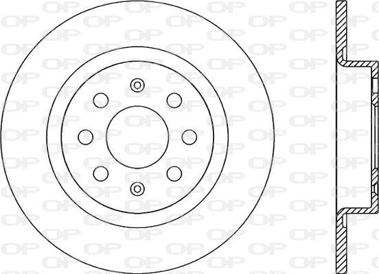 Open Parts BDA2249.10 - Гальмівний диск autozip.com.ua