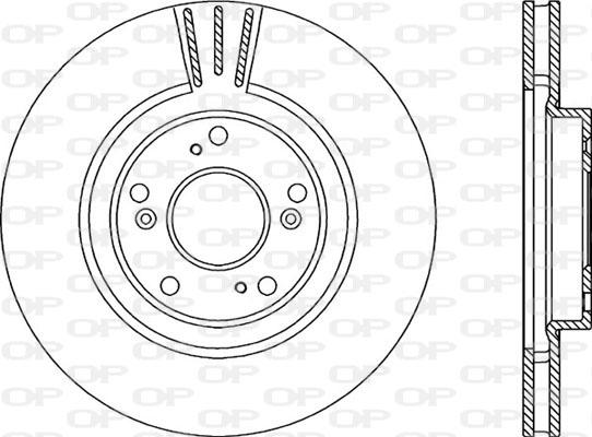 Open Parts BDA2209.20 - Гальмівний диск autozip.com.ua