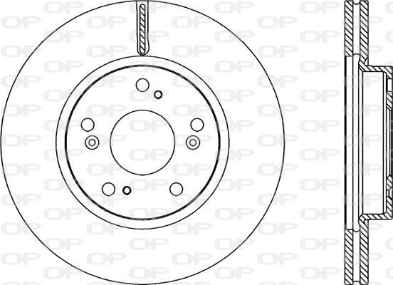 Open Parts BDA2218.20 - Гальмівний диск autozip.com.ua