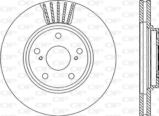 Open Parts BDA2287.20 - Гальмівний диск autozip.com.ua