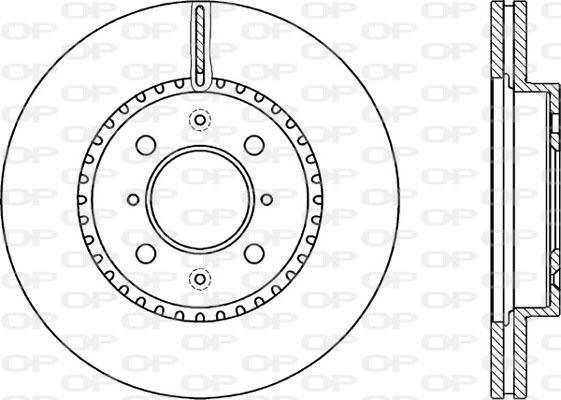 Open Parts BDA2233.20 - Гальмівний диск autozip.com.ua