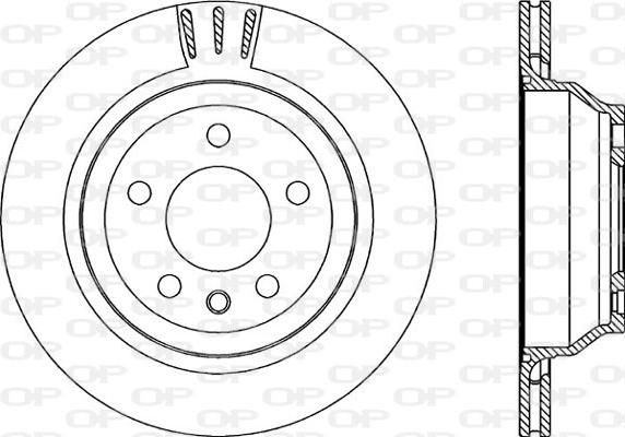 Open Parts BDA2220.20 - Гальмівний диск autozip.com.ua