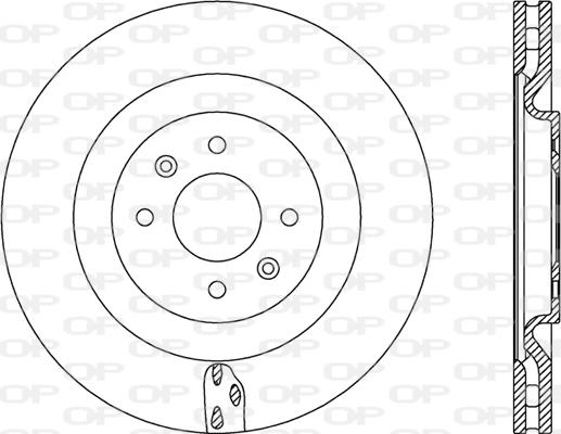 Open Parts BDA2769.20 - Гальмівний диск autozip.com.ua