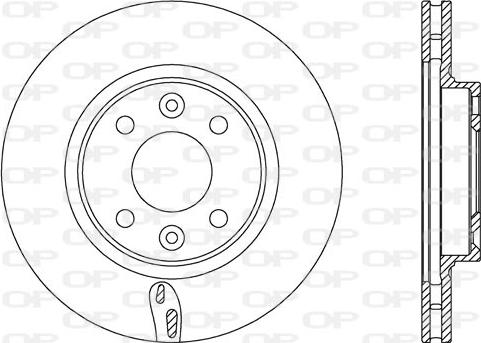 Open Parts BDA2717.20 - Гальмівний диск autozip.com.ua