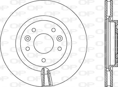 Open Parts BDA2727.20 - Гальмівний диск autozip.com.ua