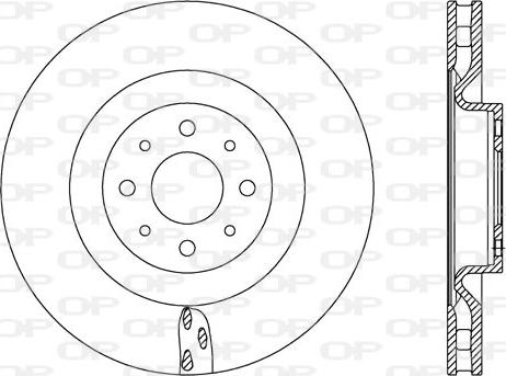 Open Parts BDA2771.20 - Гальмівний диск autozip.com.ua