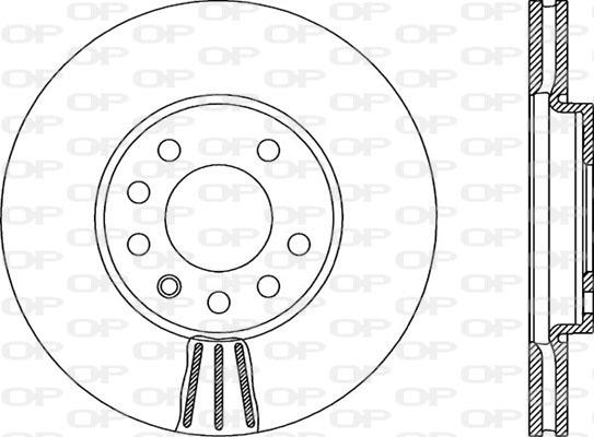 Open Parts BDR1991.20 - Гальмівний диск autozip.com.ua