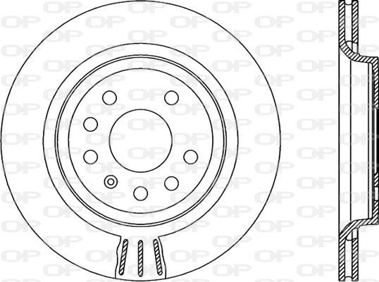 Open Parts BDR1992.20 - Гальмівний диск autozip.com.ua