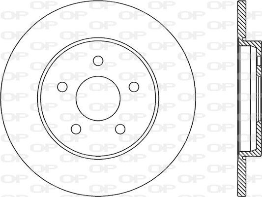 Open Parts BDR1948.10 - Гальмівний диск autozip.com.ua